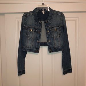 BP cropped denim jacket